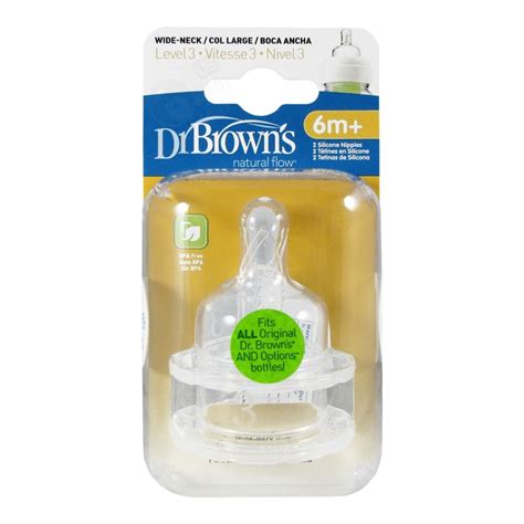 dr brown wide neck nipple|Dr. Browns Level 3 Wide